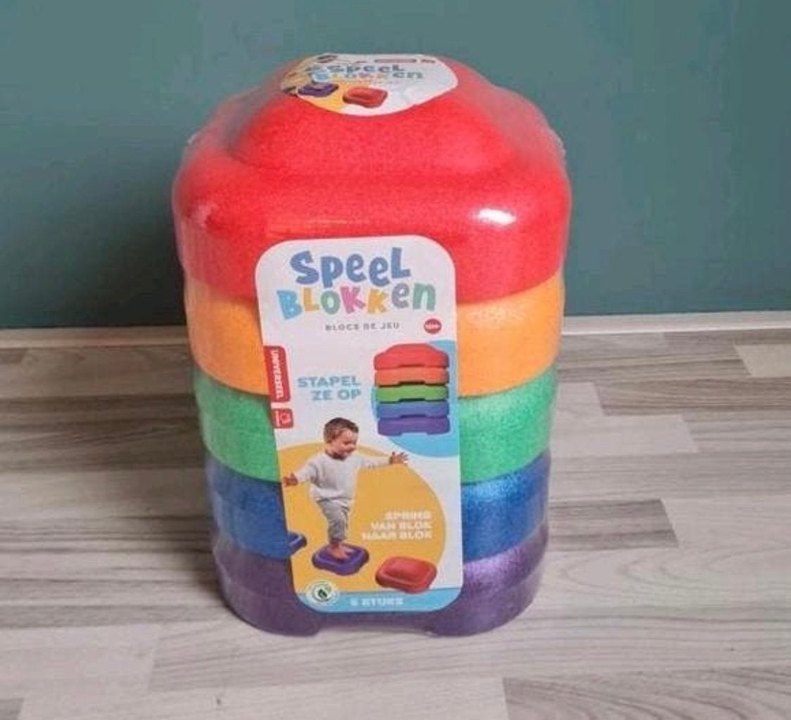 Stapelstenen/speelblokken nieuw, Ophalen of Verzenden, Zo goed als nieuw, X, X