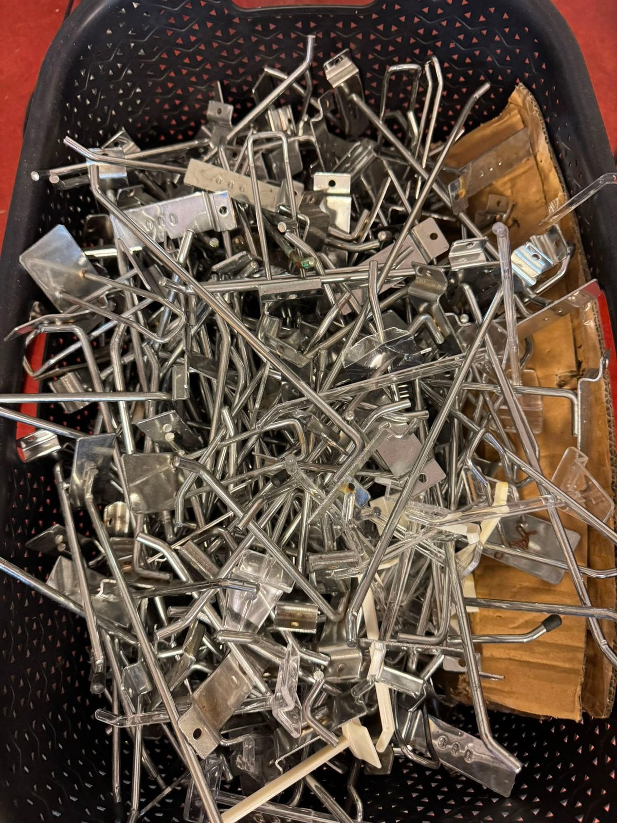 Winkelhaakjes/ displayhangers, Ophalen, Zo goed als nieuw, Overige typen, Rvs