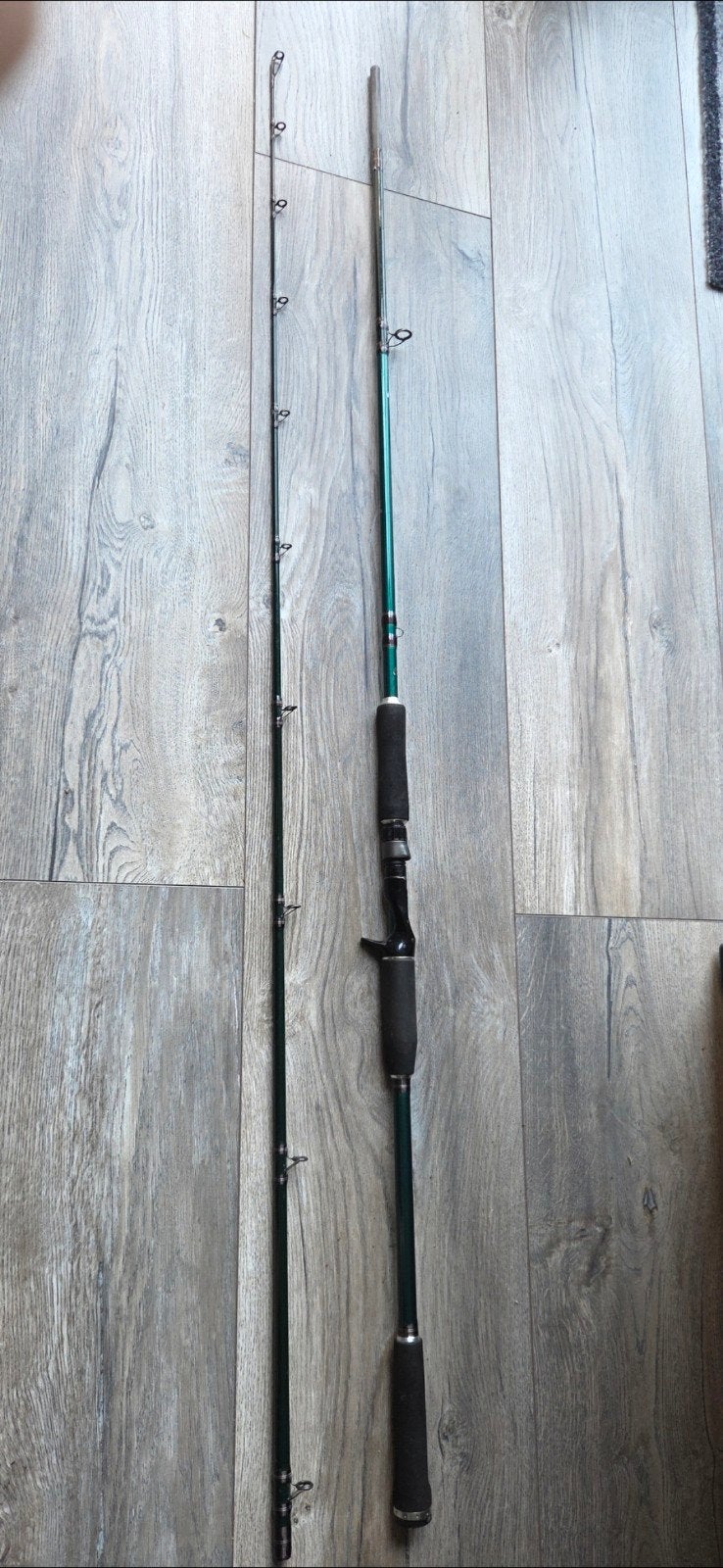 Abu garcia werphengel 50-200G + reel, Ophalen of Verzenden, Zo goed als nieuw, Werphengel