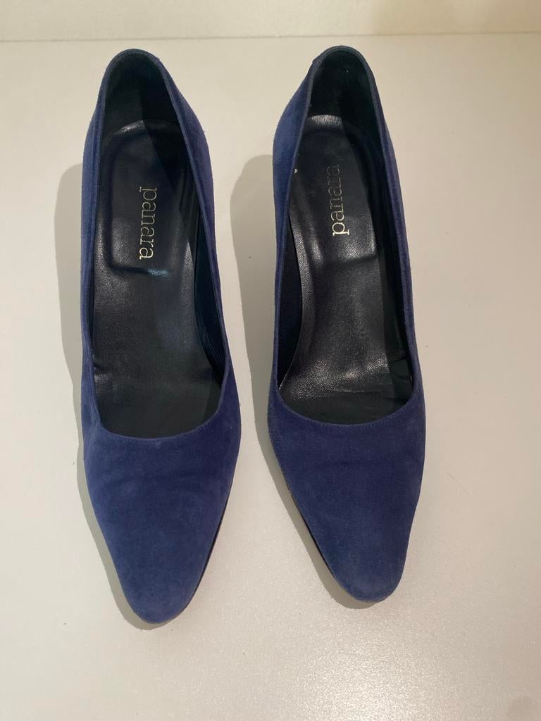 Panara suède pumps blauw, Ophalen of Verzenden, Gedragen, Blauw, Pumps