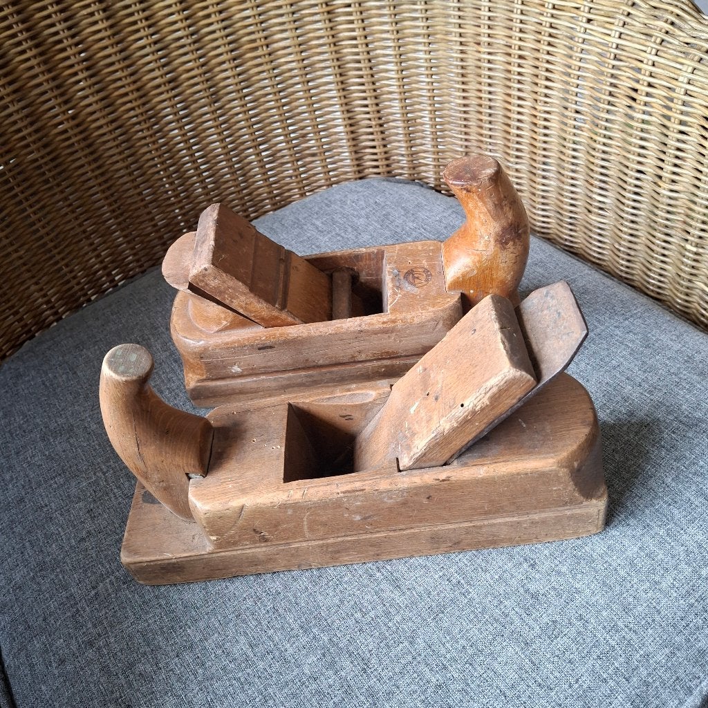 Antieke houten blokschaven, Antiek en Kunst, Ophalen of Verzenden