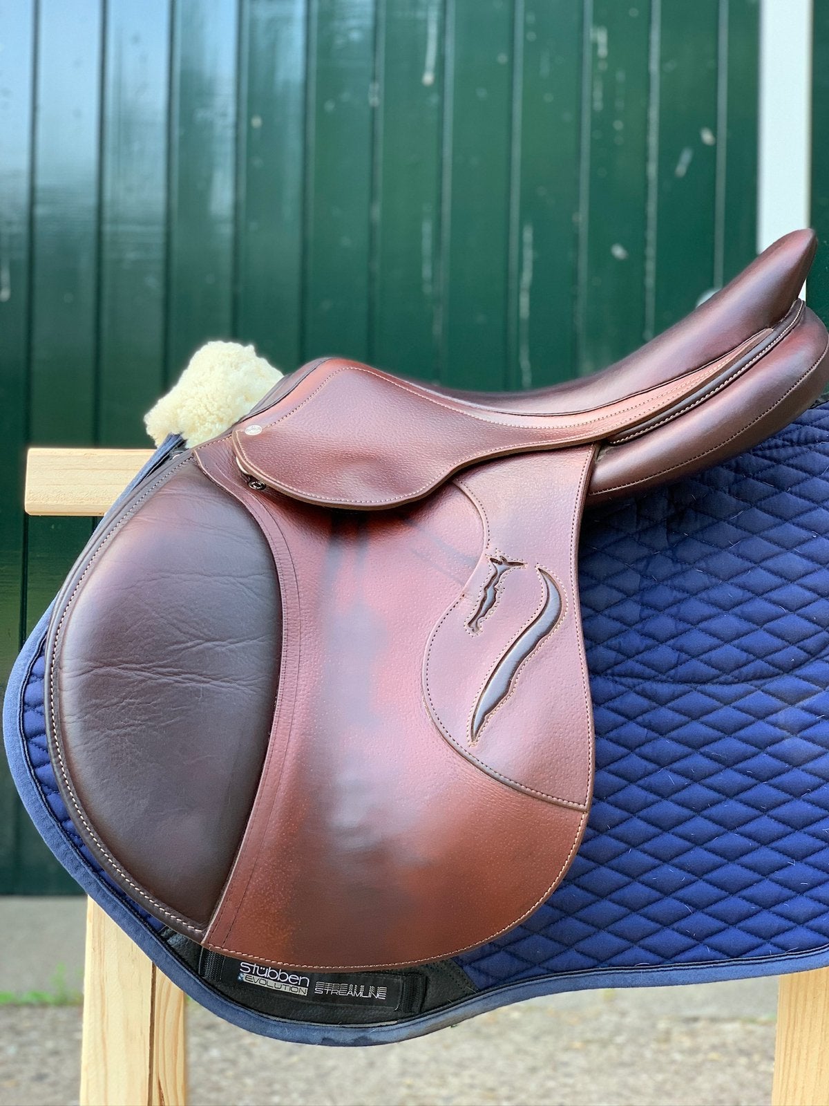 Antarès Evolution-D 17,5" jumping saddle, Dieren en Toebehoren, L (17.5 inch), Wijd, Overige merken, Ophalen of Verzenden