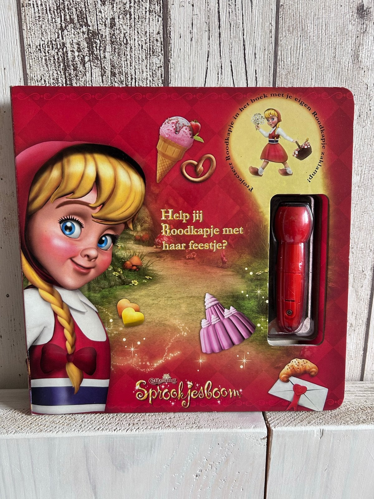Efteling Sprookjesboom: Help jij Roodkapje met haar feestje?, Ophalen of Verzenden, Gelezen, Uitklap-, Voel- of Ontdekboek, 2 tot 3 jaar