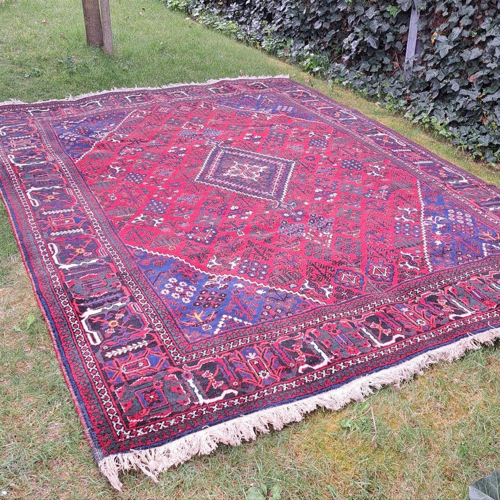 Antiek vloerkleed pers 350x250 cm kleed schoon, Ophalen