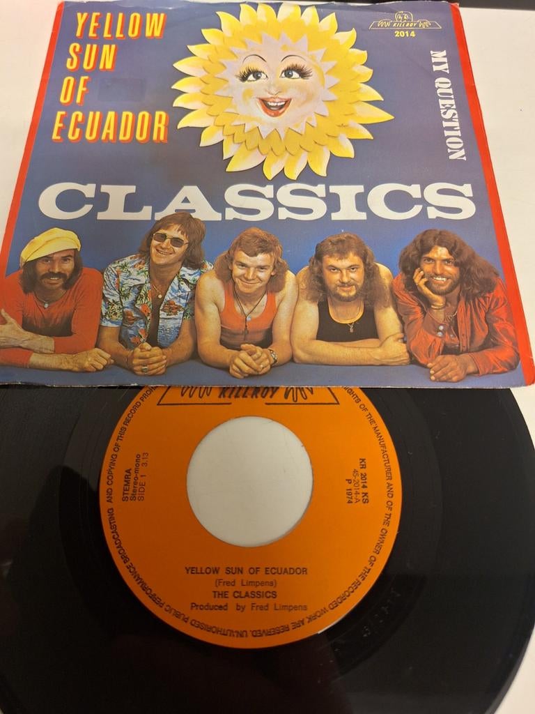 The Classics - Yellow sun of Ecuador, 1974., Fotohoes, Verzenden, 7 inch