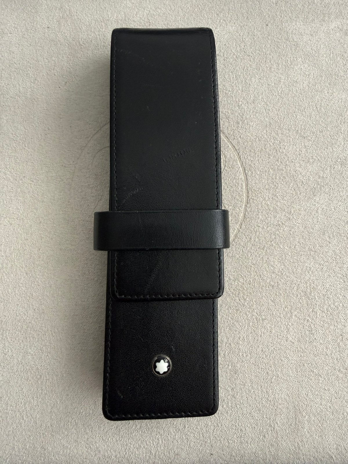 Montblanc Siena pennenetui 2 pen size, Ophalen, Zo goed als nieuw, Balpen, Mont Blanc