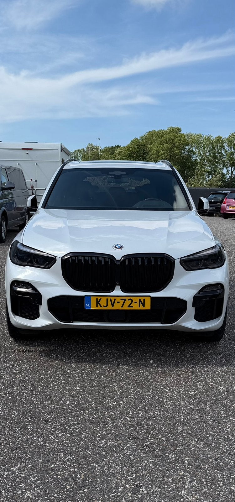 BMW X5 xDrive45e High Executive M-Sport Pano Head up Laser, Automaat, 394 pk, Wit, Leder