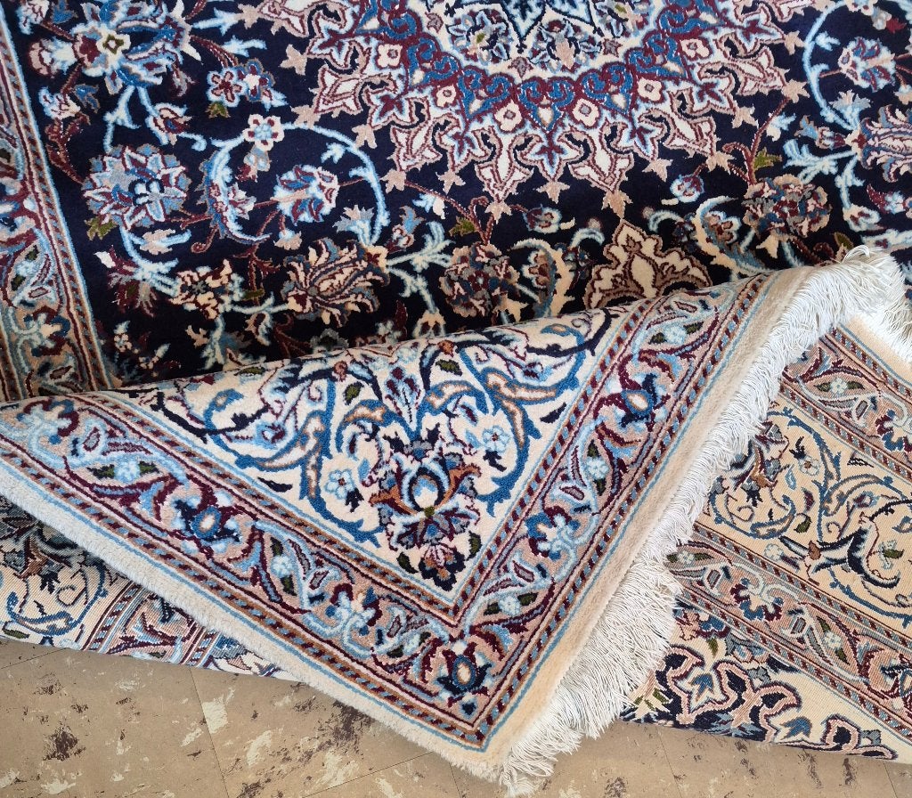 prachtige Perzisch tapijt nain met zijden, Huis en Inrichting, Stoffering | Tapijten en Kleden, Ophalen, Perzisch, 200 cm of meer