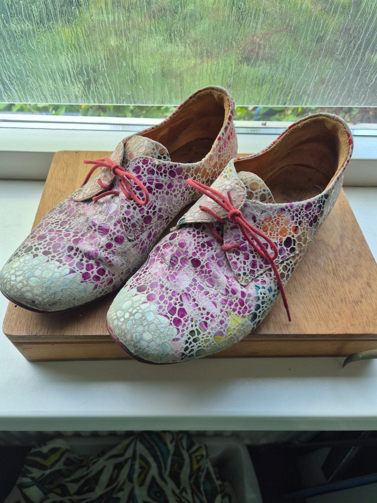 Think! Mast 40 Veterschoenen met kleurrijk patroon, Kleding | Dames, Schoenen, Schoenen met lage hakken, Overige kleuren, Think!