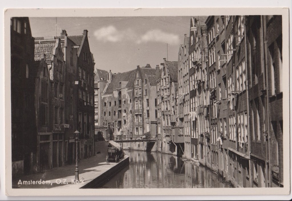 199 Amsterdam OZ Kolk Kinderen Brugje Karren B57, Verzenden, Voor 1920, Ongelopen, Noord-Holland