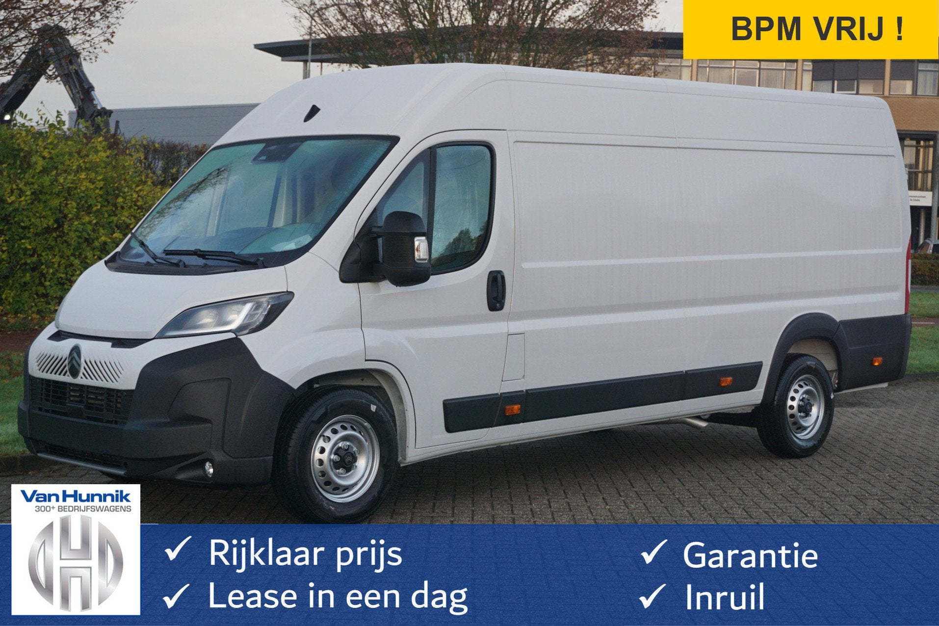 Citroën Jumper Heavy 2.2 180PK EAT8 Automaat L4H2 BPM VRIJ!, Auto's, Gebruikt, 4 cilinders, Citroën, 179 pk