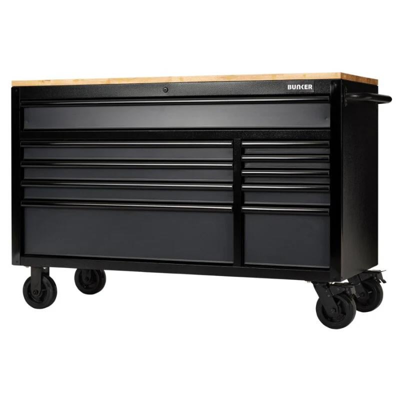 BUNKER Gereedschapswagen/Werkbank, 142cm, Grijs / Nieuw, Ophalen, Nieuw