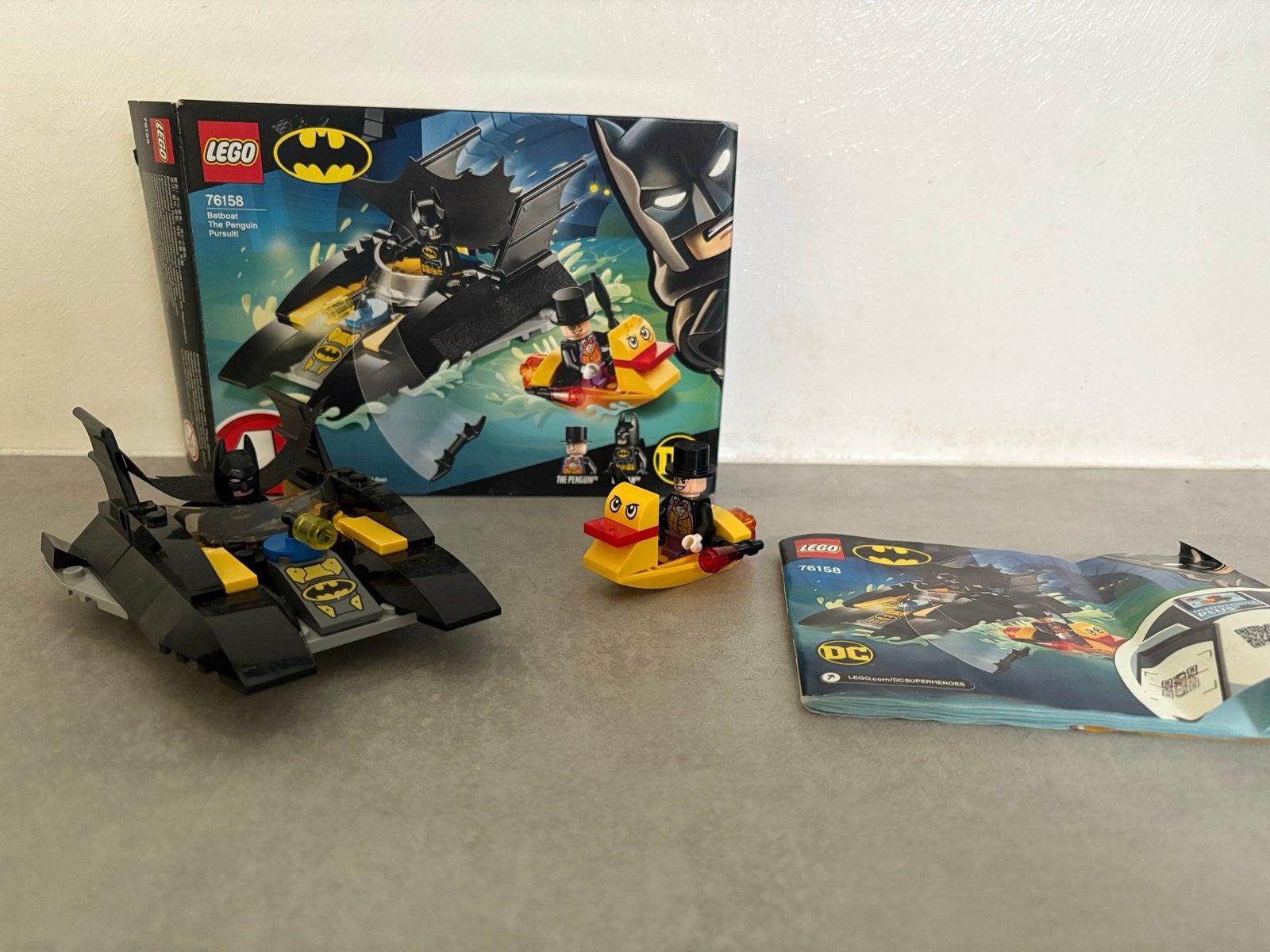 LEGO Batman vs. The Penguin & Harley Quinn (76158), Overige thema's, Lego, Ophalen of Verzenden, Zo goed als nieuw