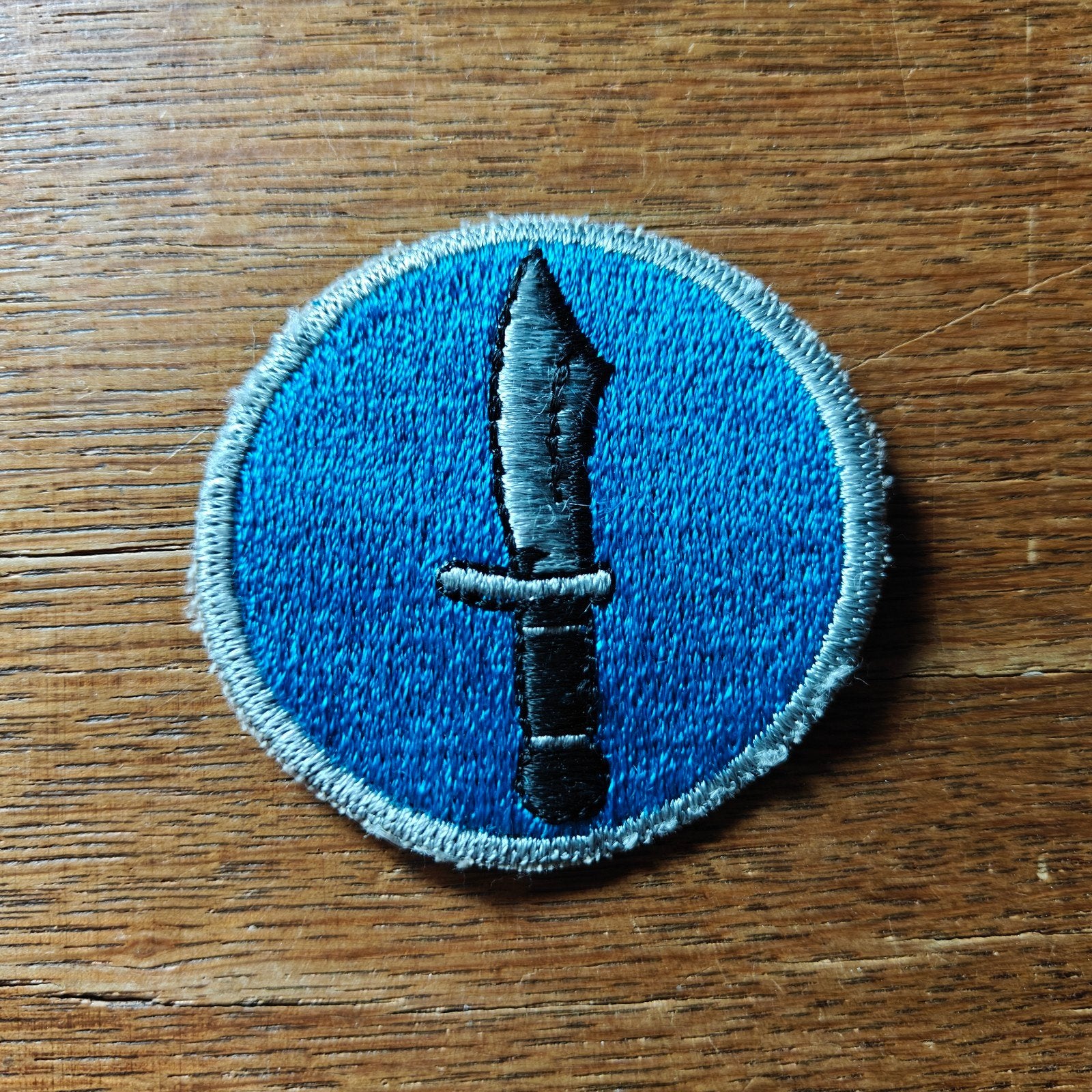 Postwar/repro US Kiska task force patch, Ophalen of Verzenden, Landmacht, Amerika, Embleem of Badge