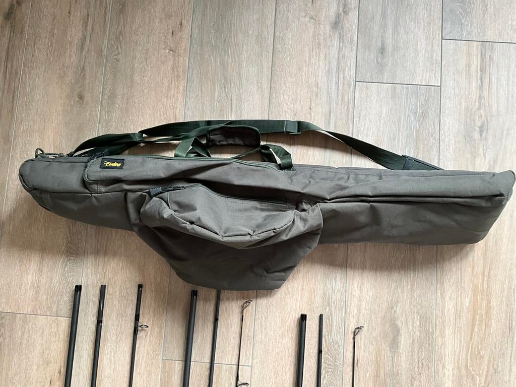 3 stuks Century CQ 9ft 3,5 lb incl foudraal, Ophalen of Verzenden, Gebruikt, Werphengel