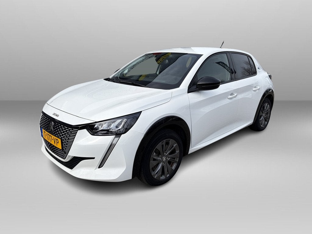 Peugeot e-208 EV Allure Pack 50 kWh Facelift model | 3 fase, Auto's, Peugeot, 136 pk, Gebruikt, Leder en Stof, Wit
