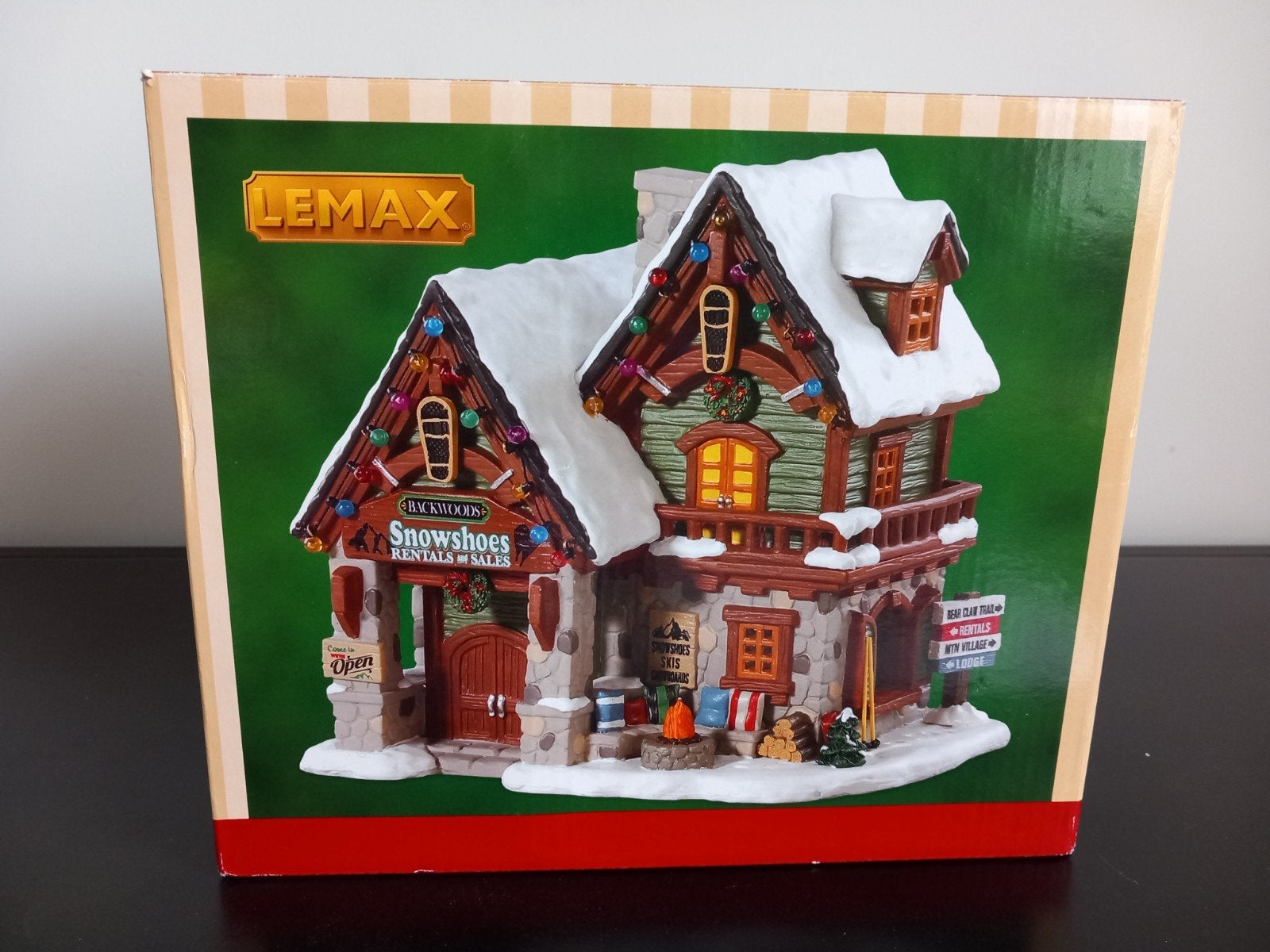 Lemax Backwoods Snowshoe. Als nieuw., Ophalen of Verzenden