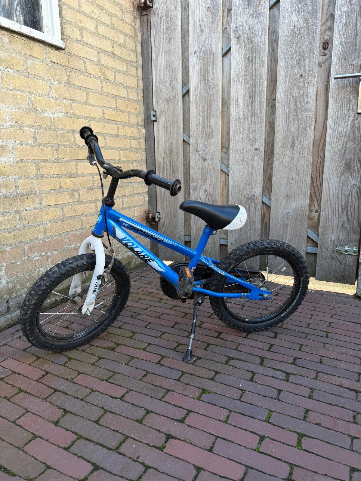 Kinderfiets 16 inch - Volare Thombike - Blauw, Ophalen, Gebruikt, 16 tot 20 inch, Volare