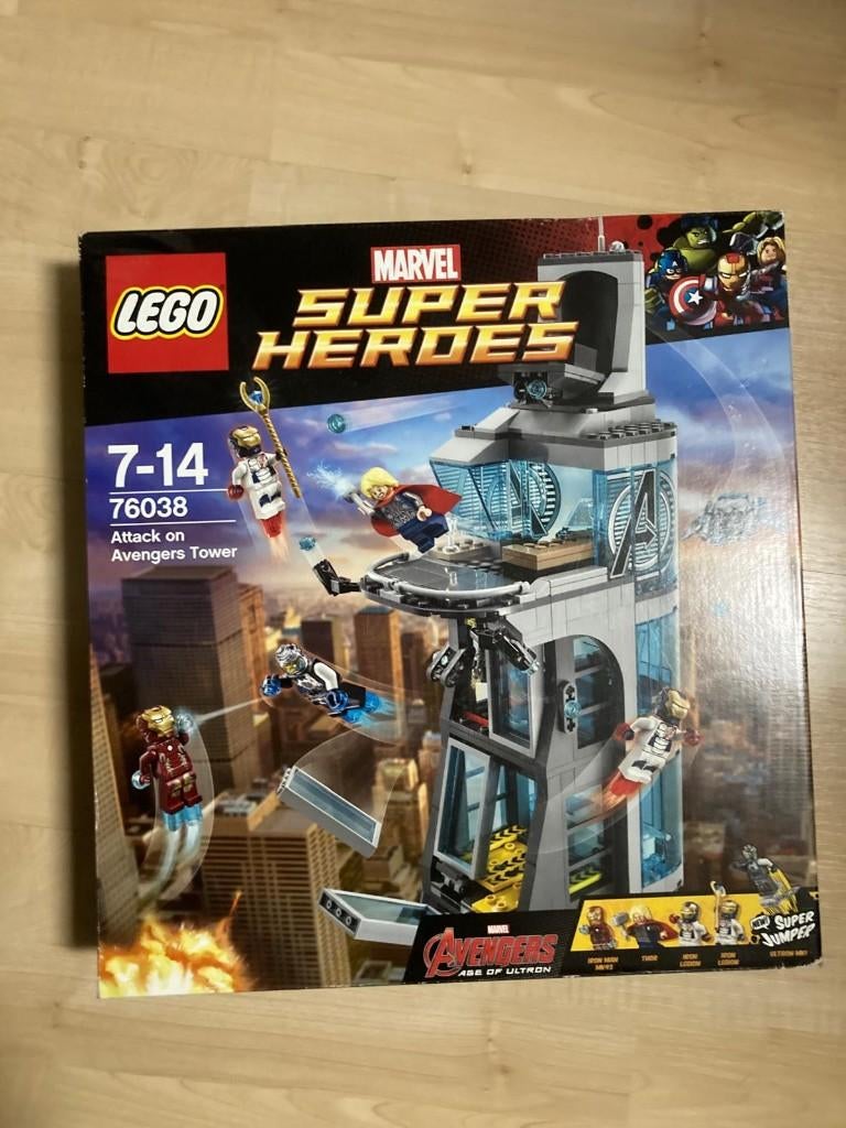 Lego Marvel Super Heroes Attack on Avengers Tower 76038, Marvel, Lego, Nieuw, Ophalen of Verzenden