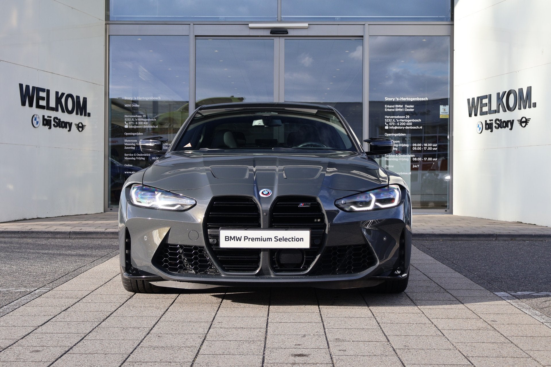 BMW 3 Serie M3 Competition Automaat / M Drive Professional /, Auto's, Dealer onderhouden, Achterwielaandrijving, Gebruikt, Met garantie (alle)