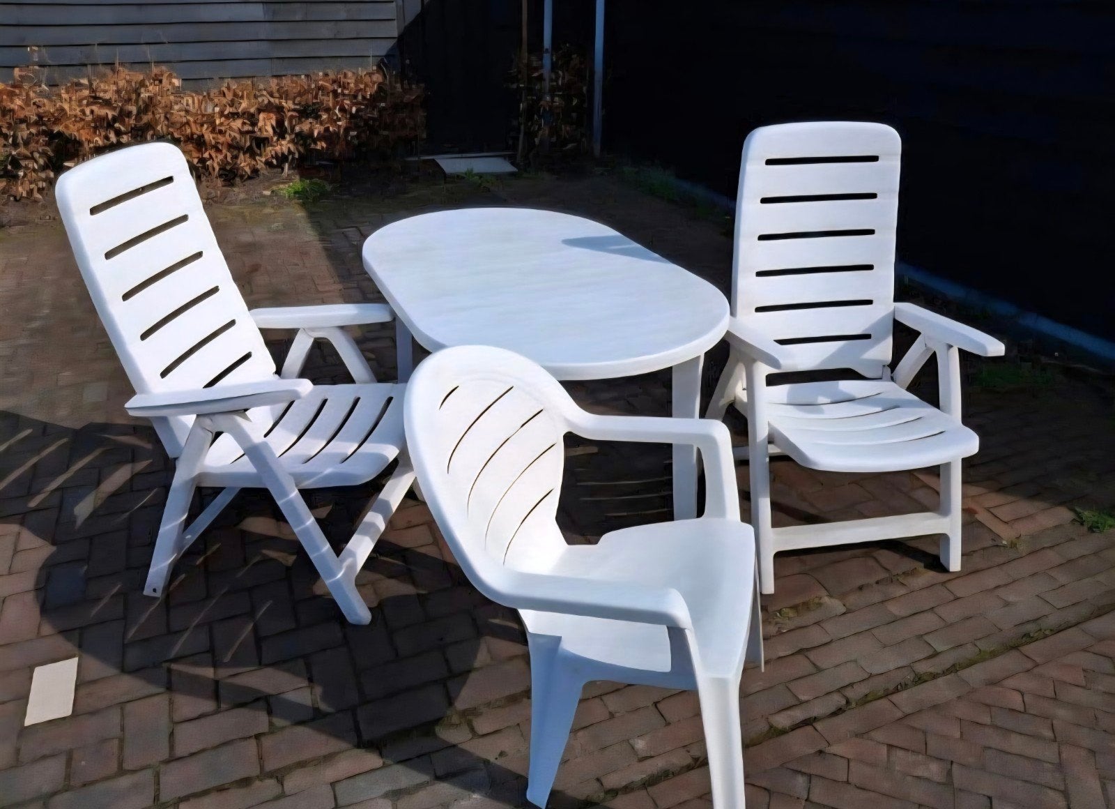 6-delige tuinset, 5 stoelen, grosfilex en kettler, Ophalen, 5 zitplaatsen, Gebruikt, Tuinset