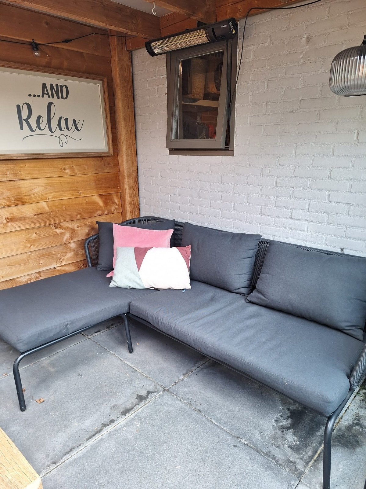 2 Comfortabele loungebanken voor buiten, Ophalen, Overige materialen, Gebruikt, Meer dan 8 zitplaatsen