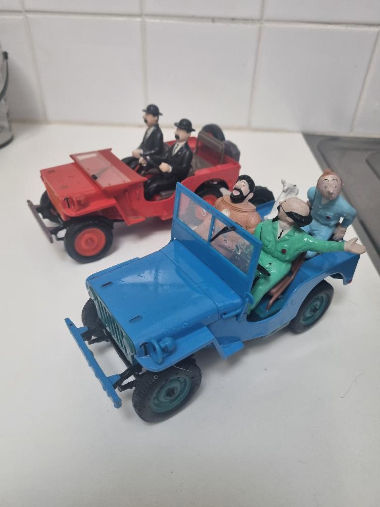 2x kuifje 2x laurelen hardy jeeps, Ophalen, Nieuw