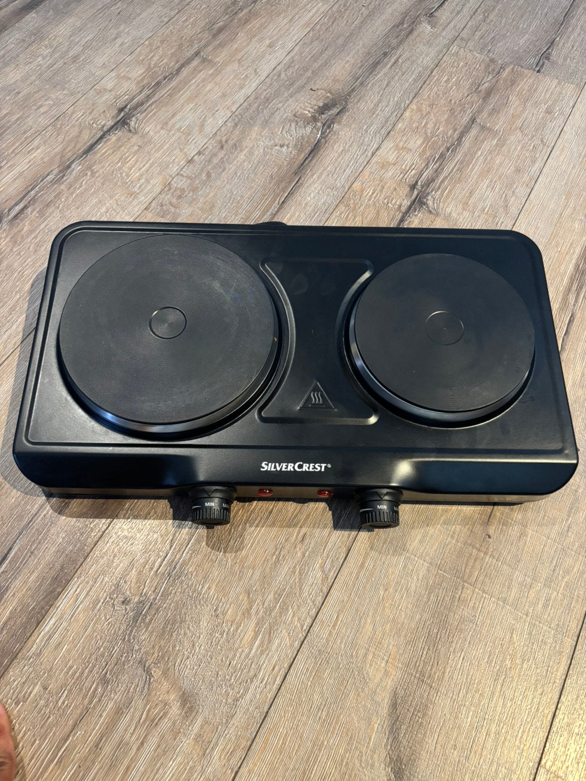 SILVERCREST KITCHEN Dubbele kookplaat, Witgoed en Apparatuur, Kookplaten, Ophalen, 3 kookzones of minder, Zo goed als nieuw, Vrijstaand