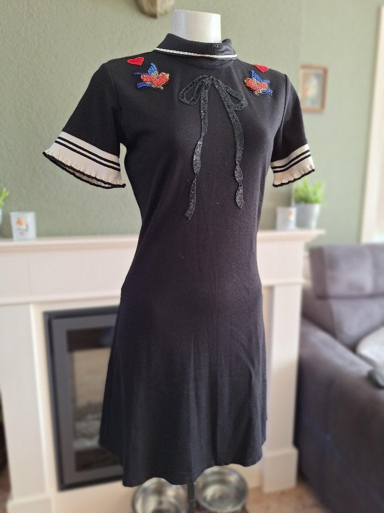 My Twin Twinset jurk L Fantastisch mooi jurkje, Twinset, Verzenden, Zwart, Maat 42/44 (L)