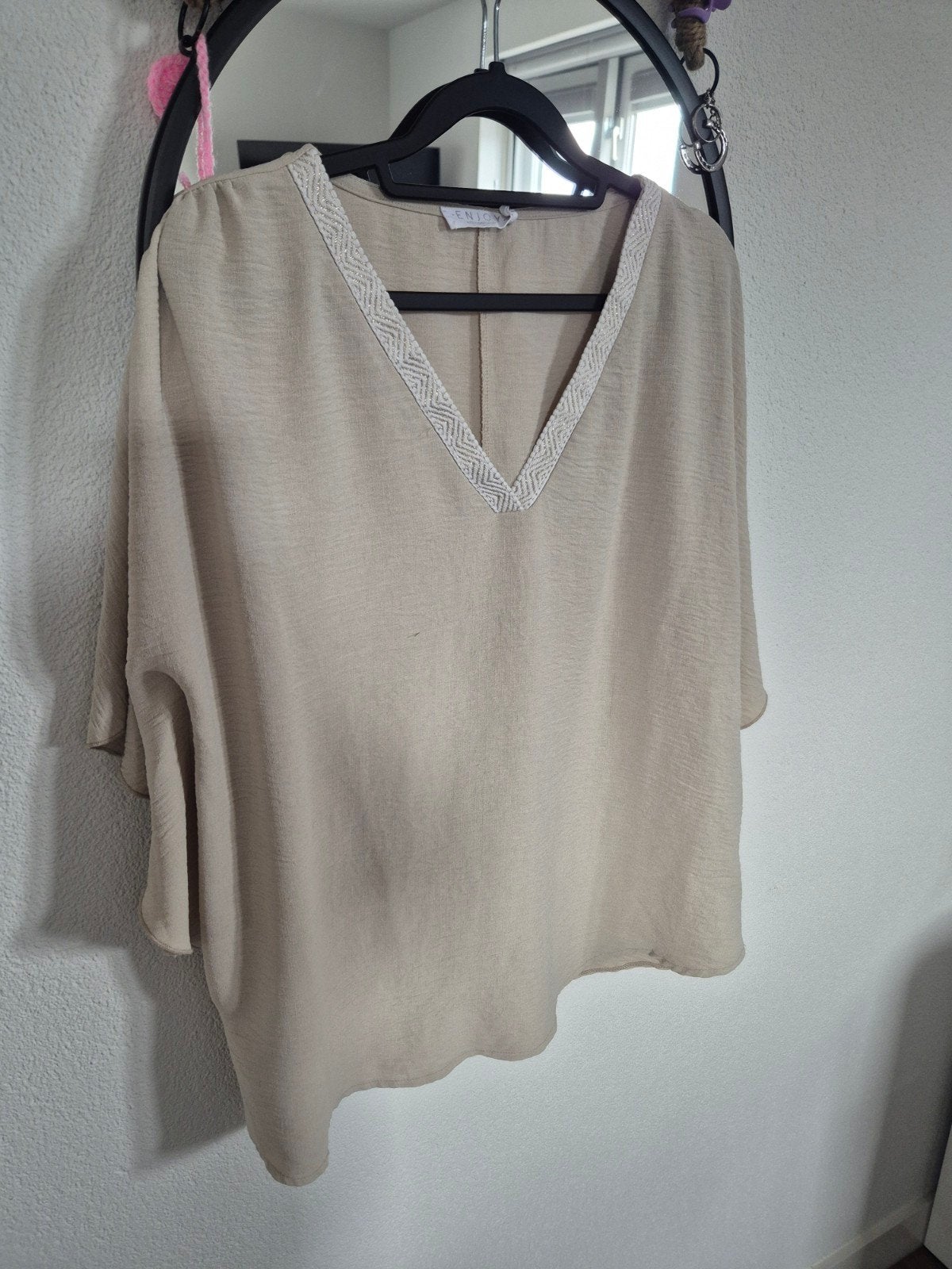 Shirt enjoy xxl, Ophalen of Verzenden, Zo goed als nieuw, Maat 46/48 (XL) of groter, Korte mouw