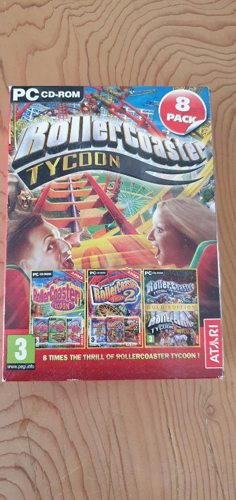 PC CD ROM SPEL BOX ROLLERCOASTER TYCOON, Avontuur en Actie, 1 speler, Nieuw, Ophalen of Verzenden