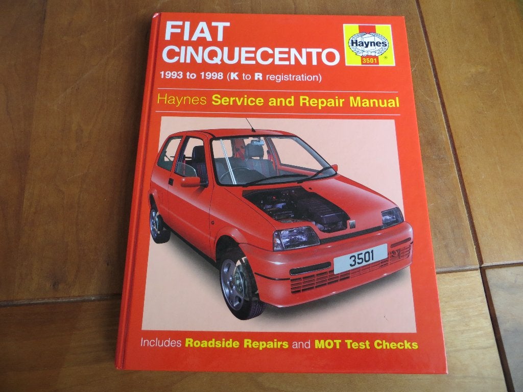 Haynes workshop manual Fiat Cinquecento 1993-1998 zeer mooi!, Ophalen of Verzenden