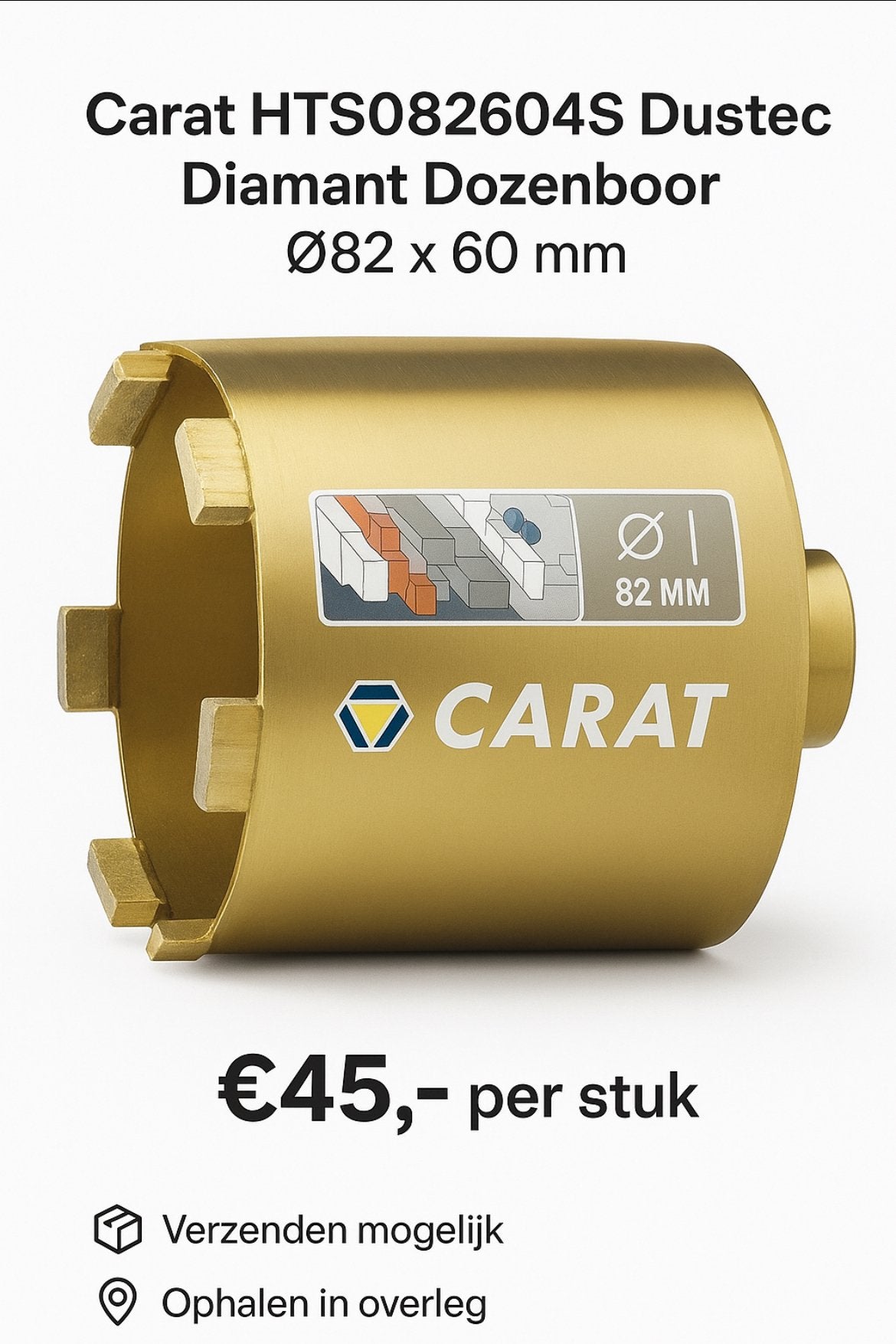 Carat dozenboor in laagste prijs!, Ophalen of Verzenden