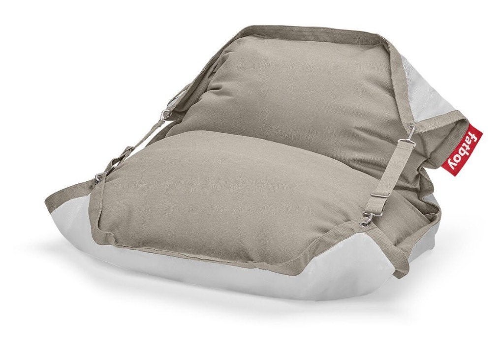 Fatboy Buitenzitzak Grey Taupe 134x180 cm, Ophalen, Zo goed als nieuw, Grijs, Zitzak
