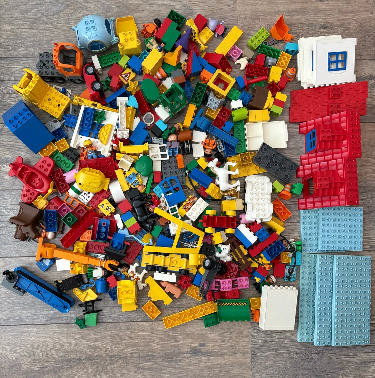 Grote partij Lego Duplo - 200 tot 250 stukken, Ophalen of Verzenden, Gebruikt