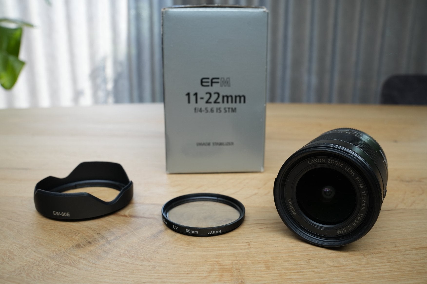 Canon EF-M 11-22mm IS STM | Groothoek | Compleet, Canon, Zo goed als nieuw, Beeldstabilisatie, Groothoeklens