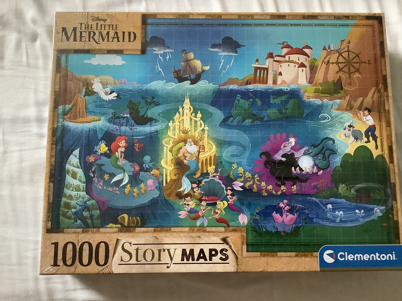 Disney story map puzzels, Ophalen of Verzenden, 500 t/m 1500 stukjes, Zo goed als nieuw