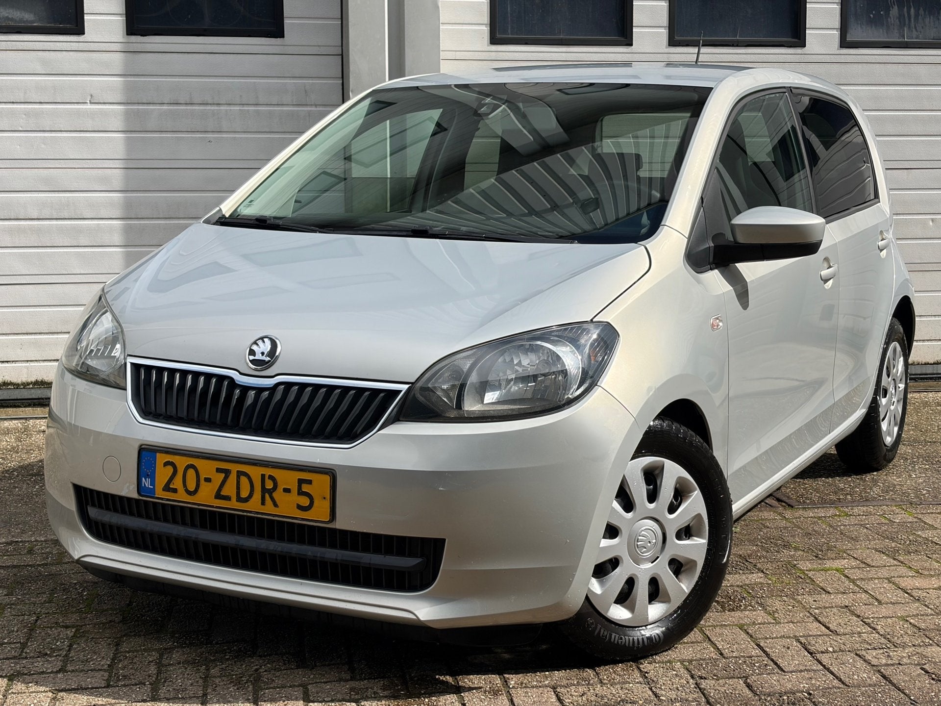 Skoda Citigo 1.0 Greentech Ambition cruise control airco sto, Auto's, Voorwielaandrijving, Stof, Gebruikt, 840 kg