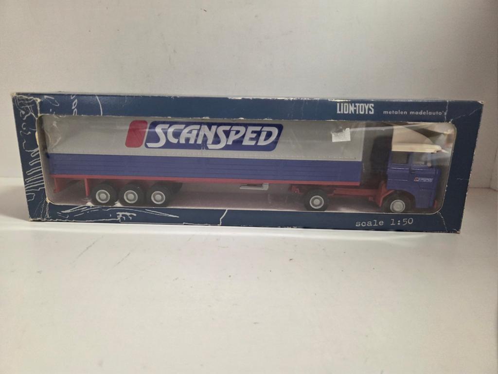Lion Toys DAF 2800 Scansped 1:50, ., Ophalen of Verzenden, Zo goed als nieuw, .