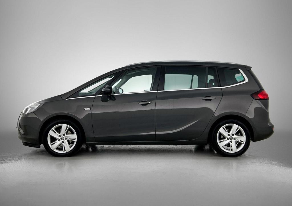 Opel Zafira Tourer 1.4 Blitz 7p. | Navigatie | Camera | Clim, Stof, Gebruikt, Zwart, 4 cilinders