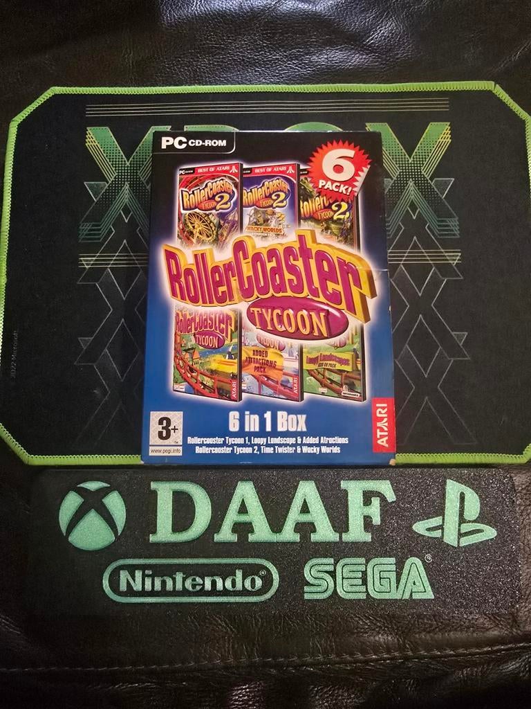 Rollercoaster tycoon 6 pack! - PC Game, 1 speler, Racen en Vliegen, Ophalen of Verzenden, Zo goed als nieuw
