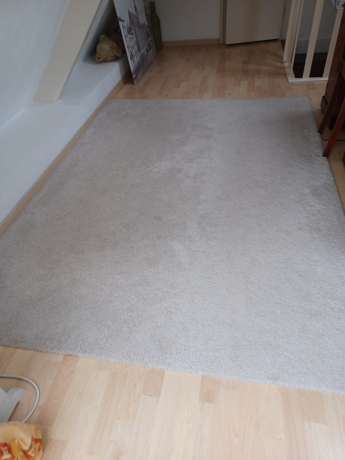 IKEA Stoense Vloerkleed - Beige/Crème (170x240 cm), Ophalen, Gebruikt, 150 tot 200 cm, 200 cm of meer