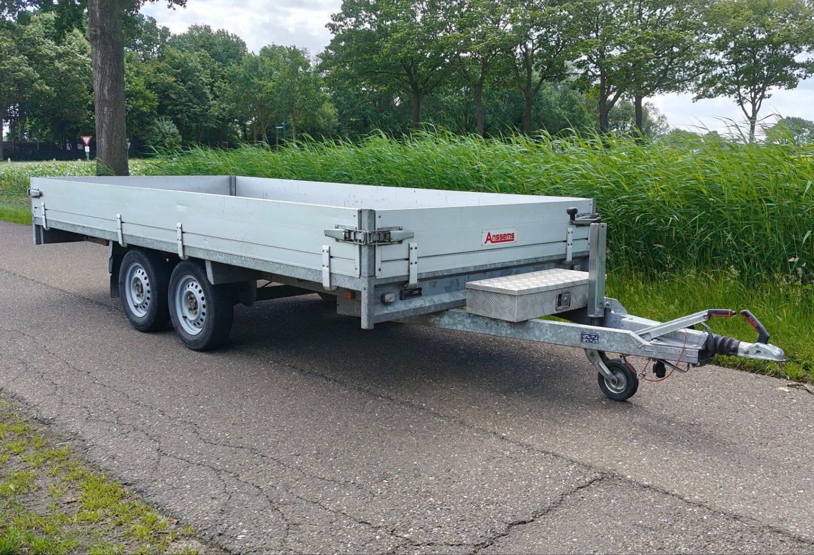Anssems plateauwagen aanhanger 180x400 2000kg, Ophalen, ., ., Gebruikt