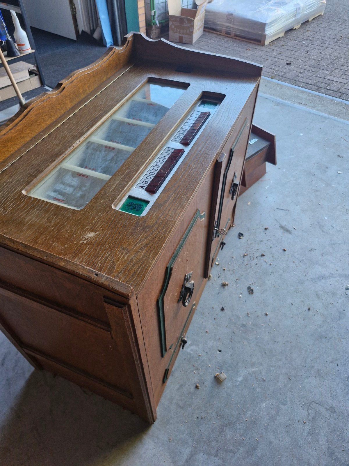 Vintage Krikke Jukebox - Klassieke Muziekervaring, Verzamelen, Automaten | Jukeboxen, Ophalen, Gebruikt, 1960 tot 1970, Overige merken