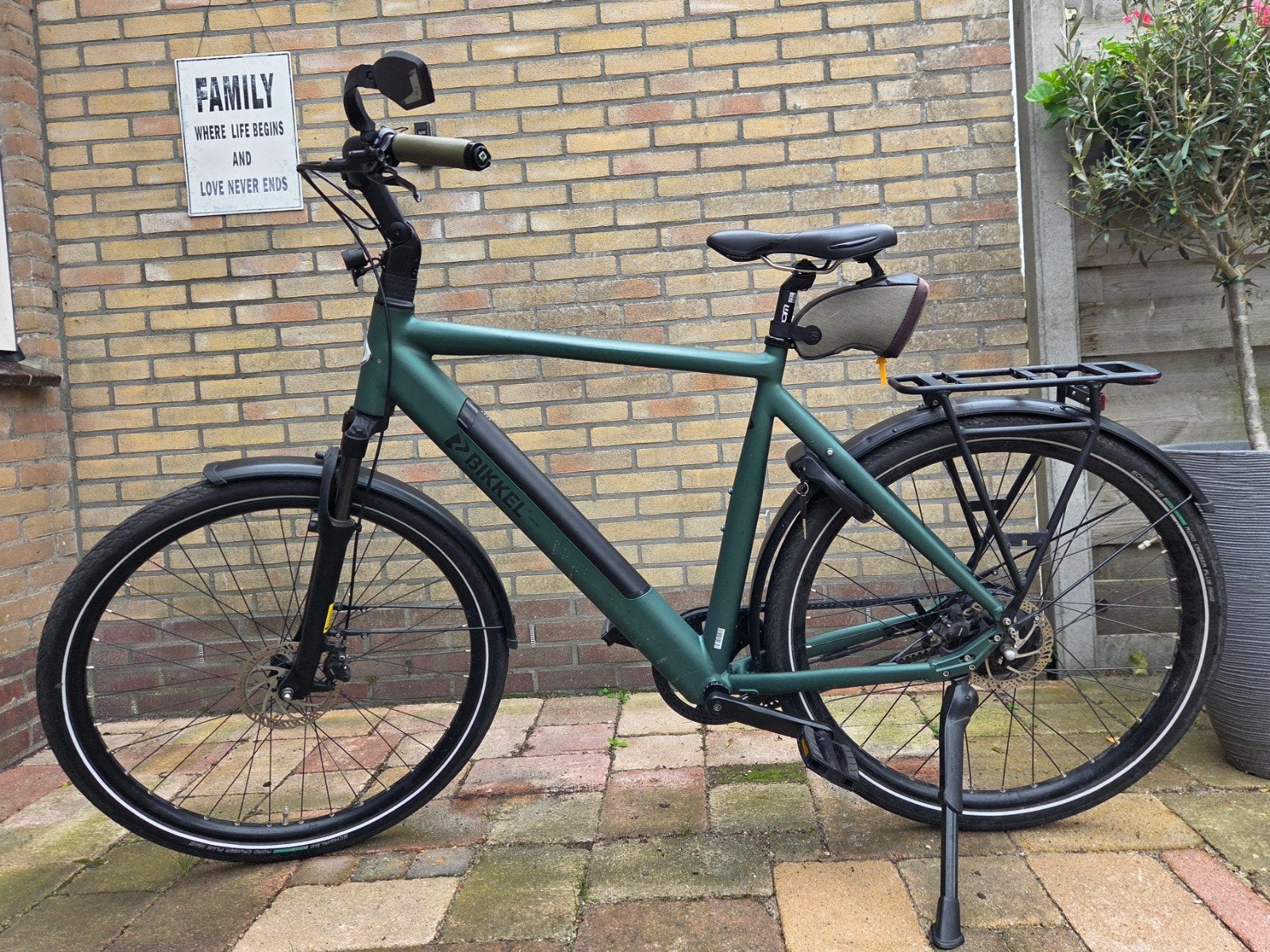 Z.g.a.n. Bikkel Centro Premium Gates H59 stads e-bike, Zo goed als nieuw, 57 tot 61 cm, Schijfrem, Ophalen