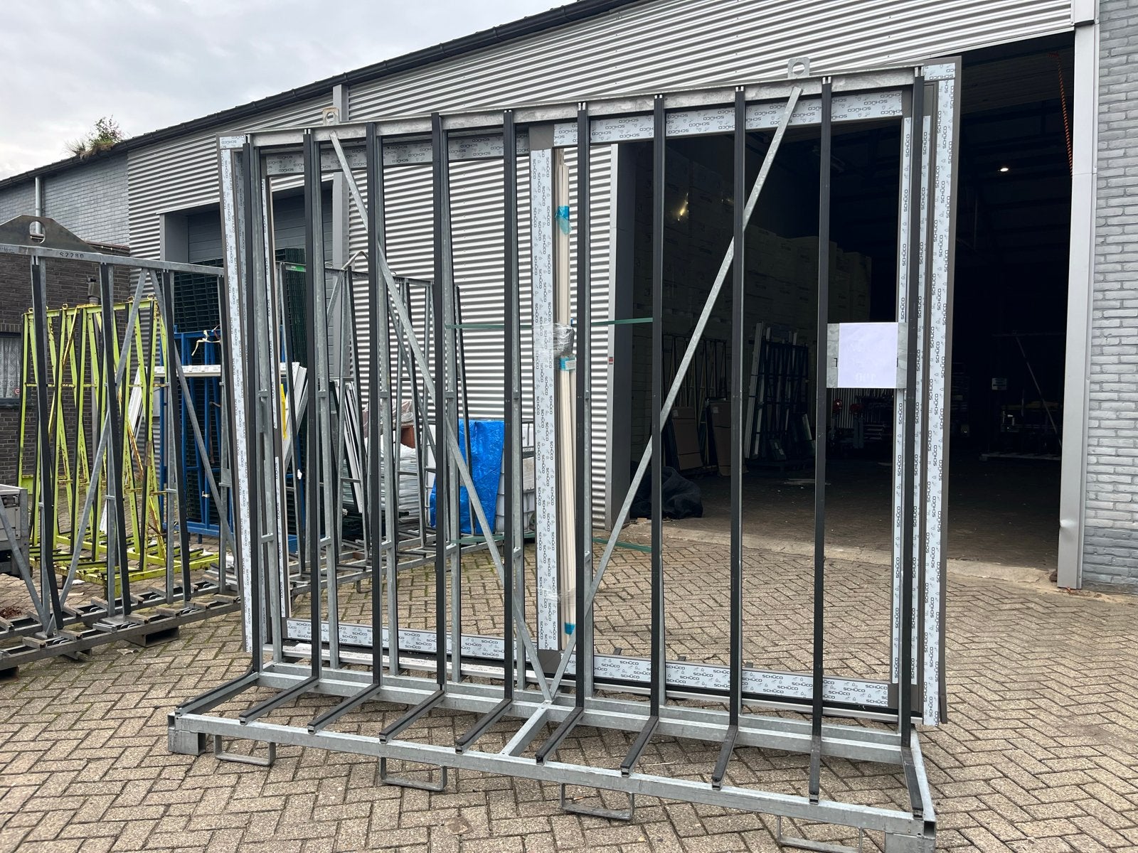 Nieuwe Hefpui Schüco kwarts grijs(7039) 324 cm!!!, Ophalen, Kunststof, 225 cm of meer, Nieuw