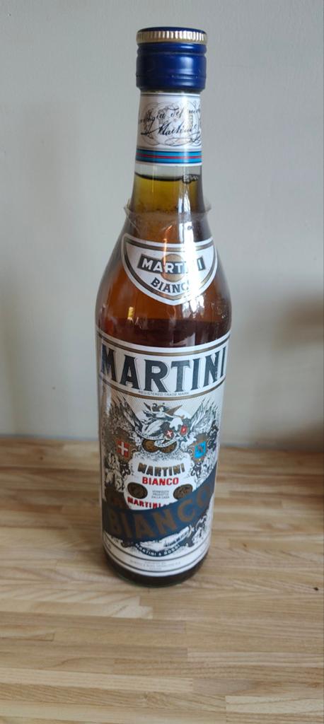 Vintage Martini Bianco fles - Decoratief item, Ophalen of Verzenden