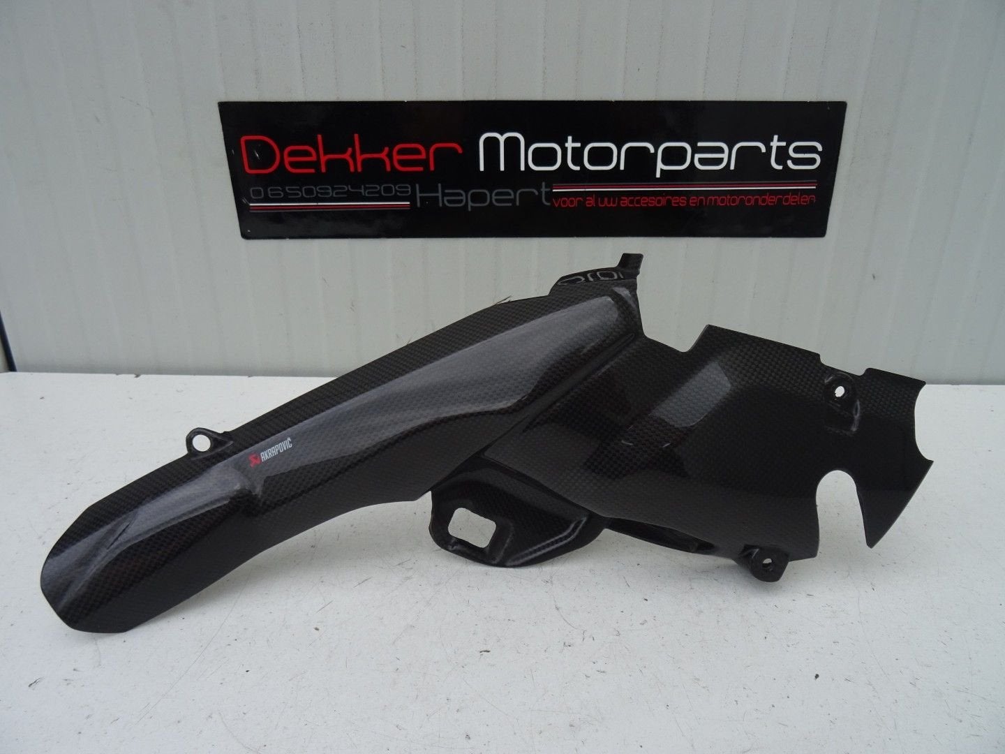 Akrapovic Carbon Hittenschild Uitlaat Yamaha YZF R1 2007 >, Motoren, Onderdelen | Yamaha, Gebruikt, -, -, Ophalen of Verzenden
