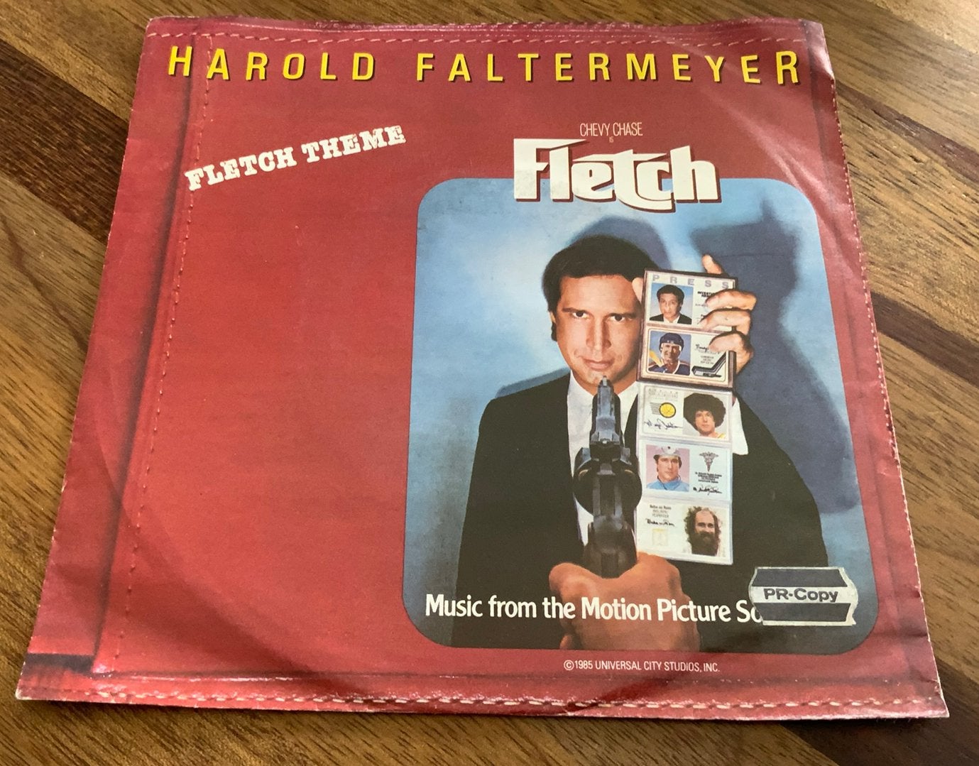 VINYL 7” SINGLE HAROLD FALTERMEYER FLETCH THEME 1985 MCA DE, Gebruikt, Verzenden, Filmmuziek en Soundtracks, 7 inch
