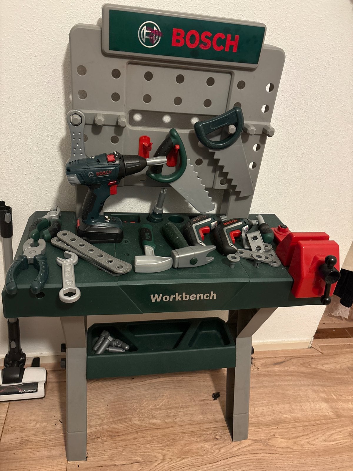 Bosch Kinderwerkbank met Gereedschap, Ophalen of Verzenden, Zo goed als nieuw, Bouwen